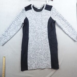 Athleta Dress Womens XL Cooldown Heather Gray Black Sweatshirt Sweater